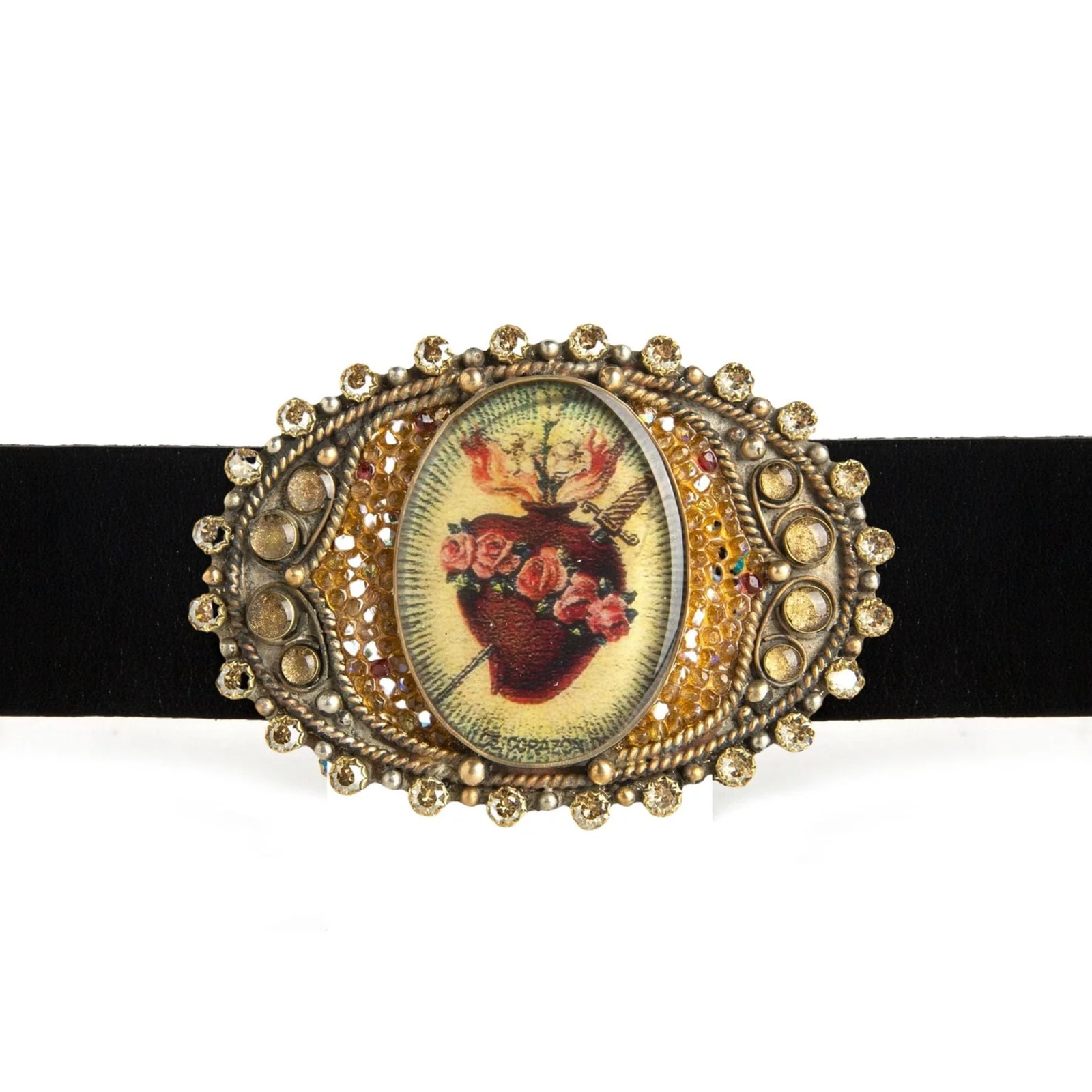 Virgins Saints & Angels Vsa Goddess Image Buckle Sacred Heart — image 3 of 8